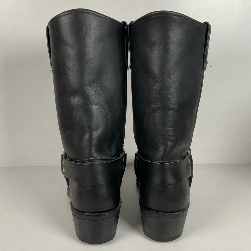 Vintage Santa Fe Harness Boots | USA Made | Men’s 9.5 D